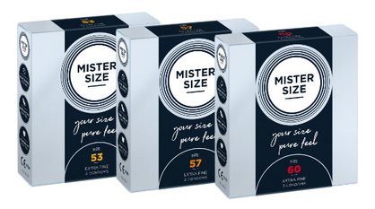 Mister Size Probierset 53-57-60 (3x3 Kondome)