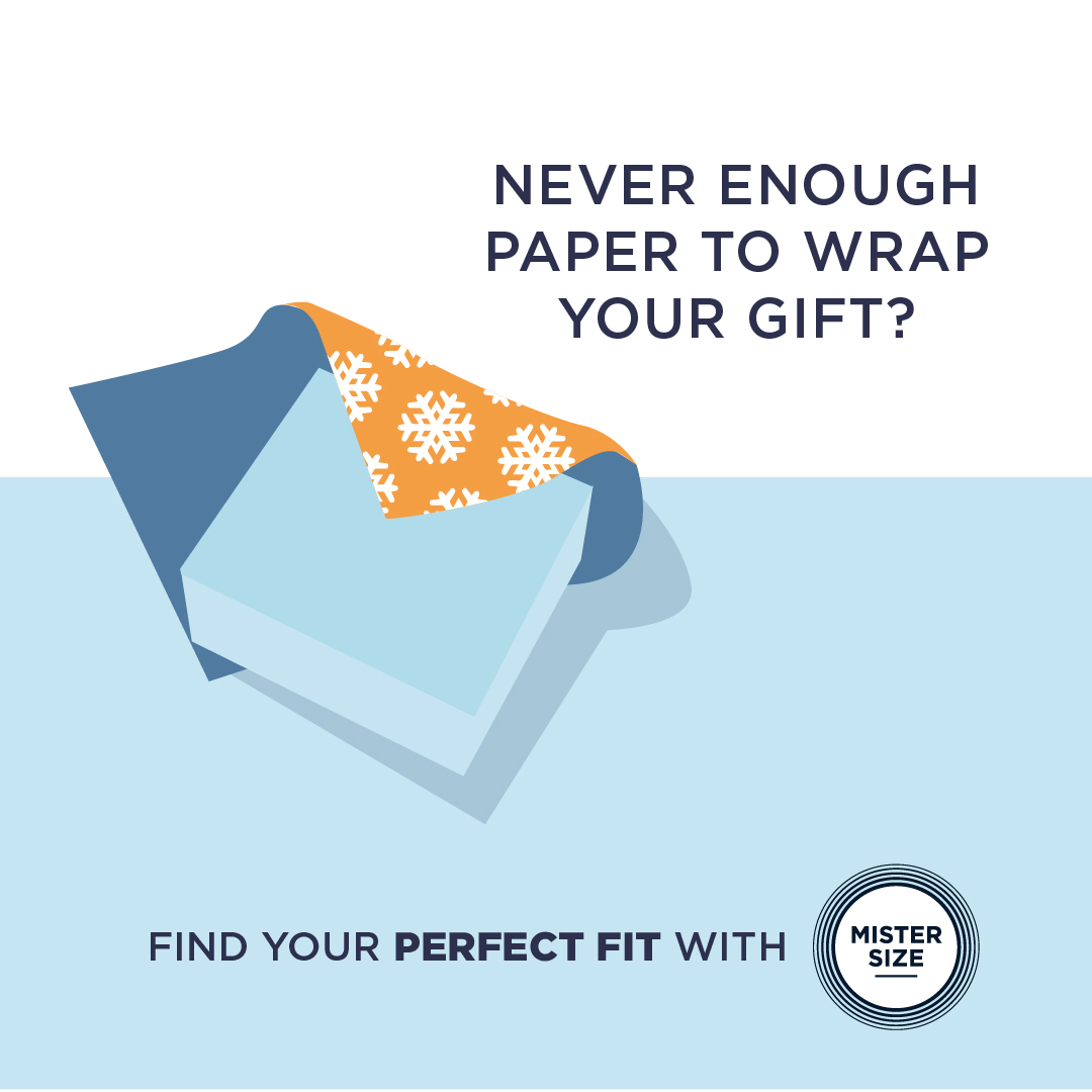 Un cadeau ne peut pas être emballé avec un papier cadeau trop petit