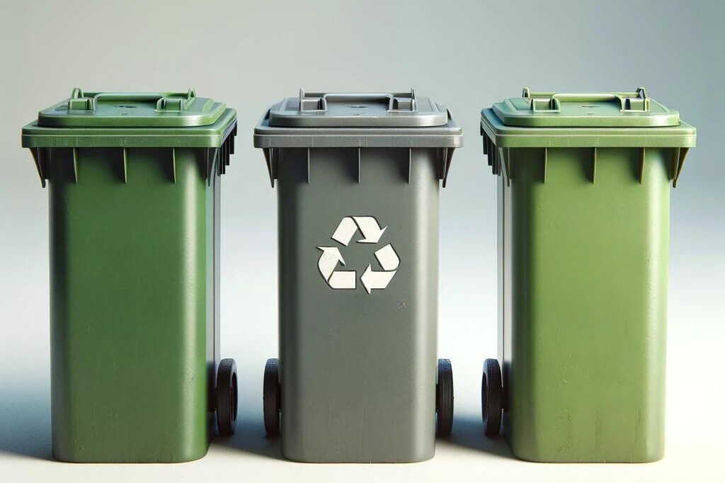 Trois poubelles pour jeter les préservatifs